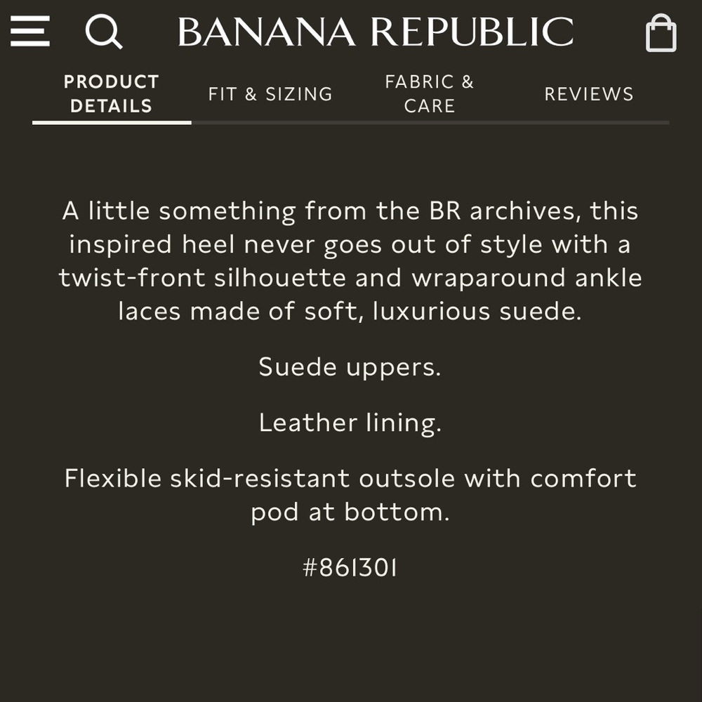 New - Banana Republic Heels - Luxurious & Stylish! - Picture 6 of 11